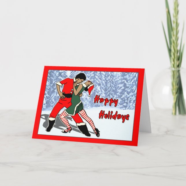 tangopassion Weihnachtskarte Feiertagskarte (Vorderseite)