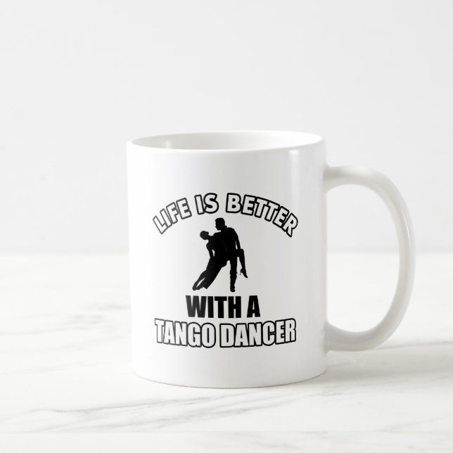 Tangotanzentwürfe Kaffeetasse (Rechts)