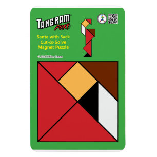 Tangram Magnets de Noël - Père Noël & Sack of Toys