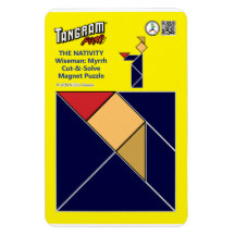 Tangram Nativity Magnet - Wiseman mit Myrrh