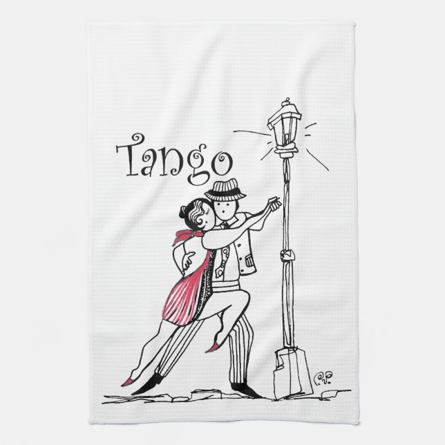 Tangueritos Paare Handtuch (Vertikal)