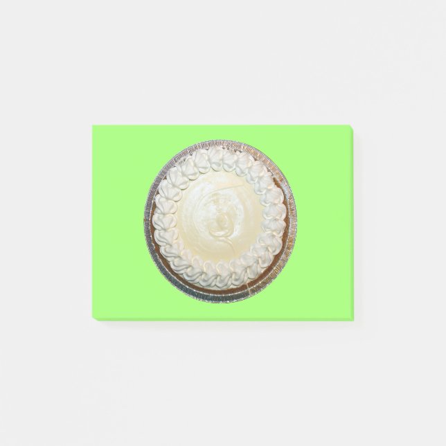 Tangy Limoner Torten-Schlüsselspaß Post-it Klebezettel (Vorderseite)