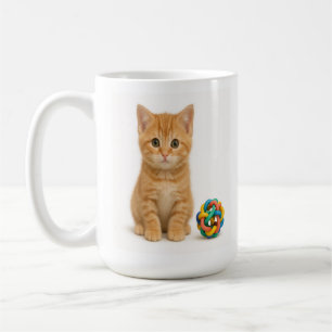 Tangy Trouble - Orange Tabby Kitten Kaffeetasse