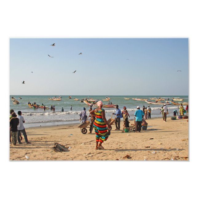 Tanji, Gambia Fotodruck (Vorne)