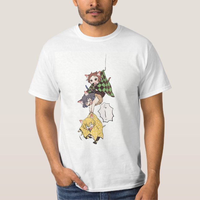 Tanjiro kamado Cartoon T-Shirt (Vorderseite)