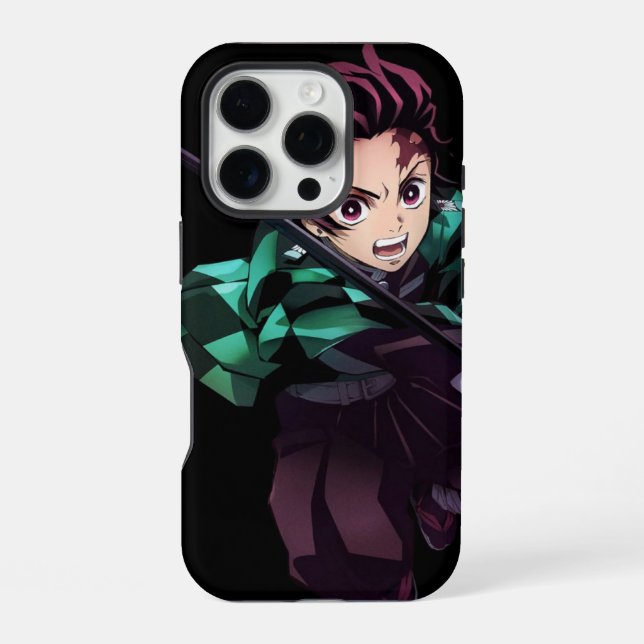 Tanjiro Kamado iPhone Case 16 Pro Hülle (Rückseite)