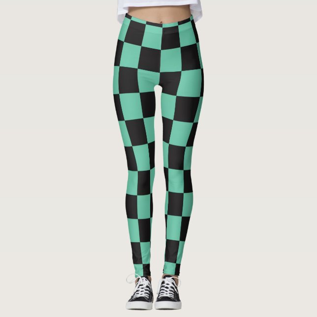 Tanjiro Kamado/ Kimetsu no Yaiba (Dämonenschicht) Leggings (Vorderseite)