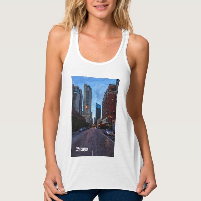 Tank am Chicago Abend Top (Vorderseite)