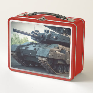 Tank aus einer anderen Realität Metall Brotdose
