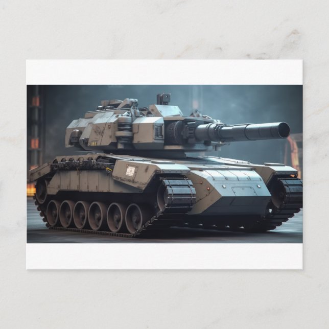 Tank aus einer anderen Realität Postkarte (Vorderseite)