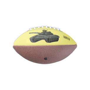 Tank-Cartoon-Abbildung Football