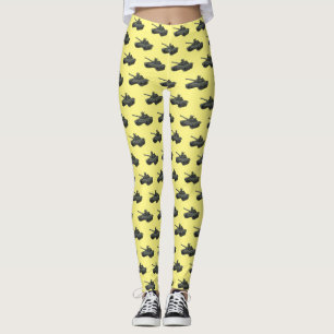 Tank-Cartoon-Abbildung Leggings