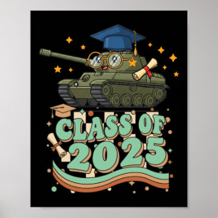Tank Graduate Cl von 2025 Kids Mens Weibchen Gradu Poster