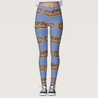 Tank Tracks Dämpfungsspuren Extra Power Boost Leggings