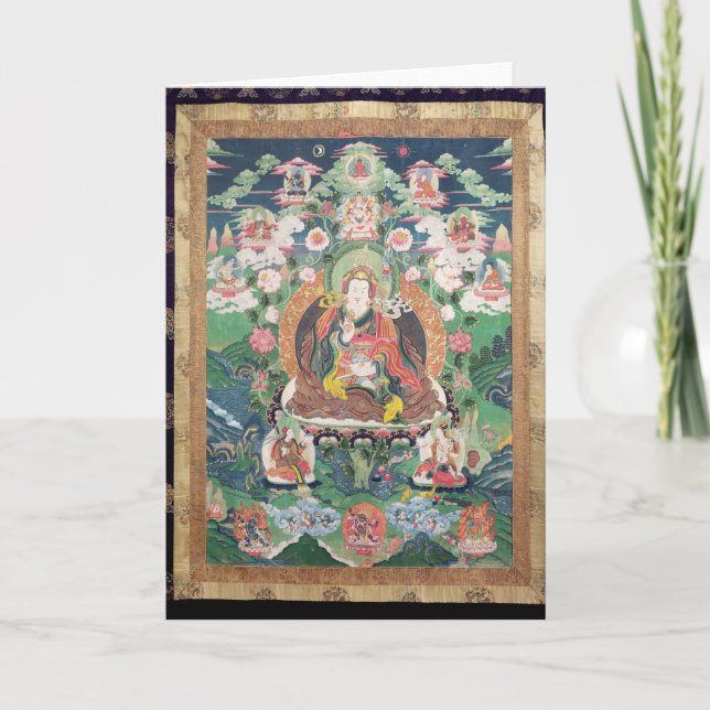 Tanka von Padmasambhava, ANZEIGE c.749 Karte (Vorderseite)