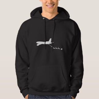 Tanken von Santas Schlitten Lustiges Weihnachtsflu Hoodie