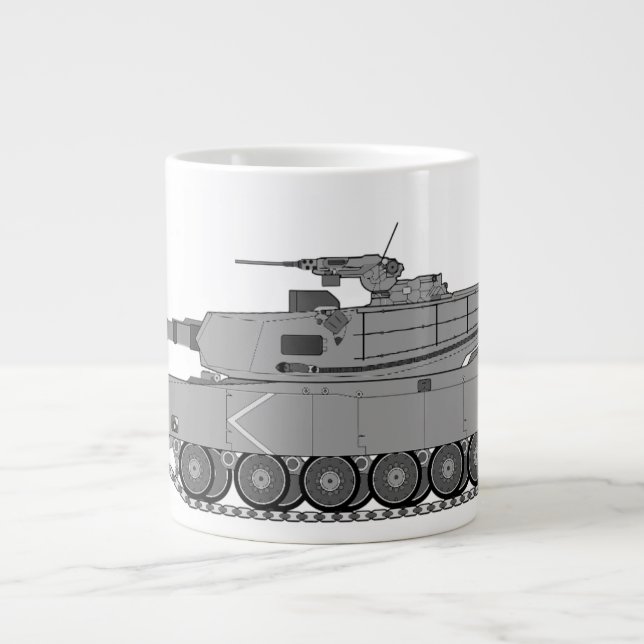 Tanker - Armor - "Bester Job, den ich je hatte" Jumbo-Tasse (Vorderseite)