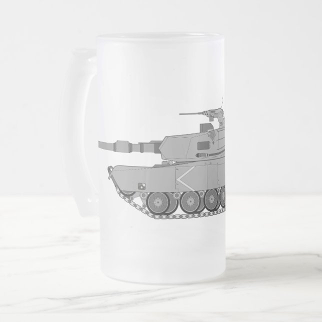 Tanker - Bester Job, den ich je hatte Mattglas Bierglas (Vorderseite Links)