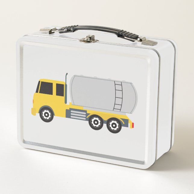 Tanker LKW Metall Brotdose (Vorderseite)