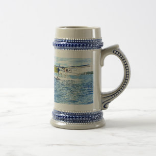 "Tanking herauf" Stein Bierglas