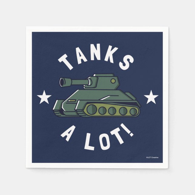 Tanks A Lot Serviette (Vorderseite)
