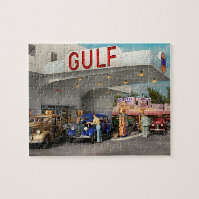 Tankstelle - Die große amerikanische Straßenfahrt  (Horizontal)