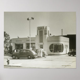 Tankstelle Poster