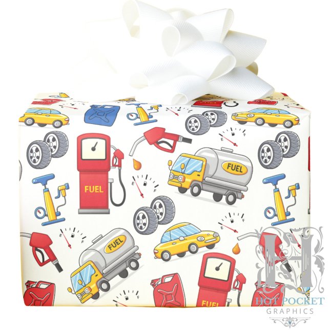 Tankstellen-Geschenkpapier Geschenkpapier (Von Creator hochgeladen)