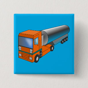 Tankwagen Schwertransporter für Kinder Button