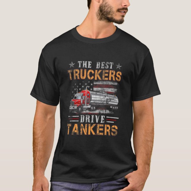 Tankwagen Tankfahrzeug Tankwagen Fahrergeschenk fü T-Shirt (Vorderseite)