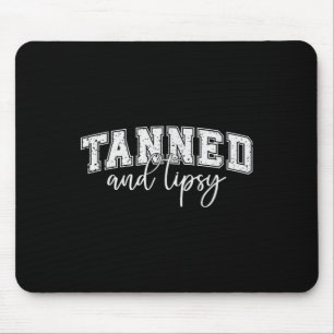 Tanned and Tipsy Summer Beach Vibes Mousepad