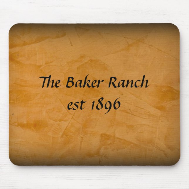 Tanned Leather Mousepad (Vorne)