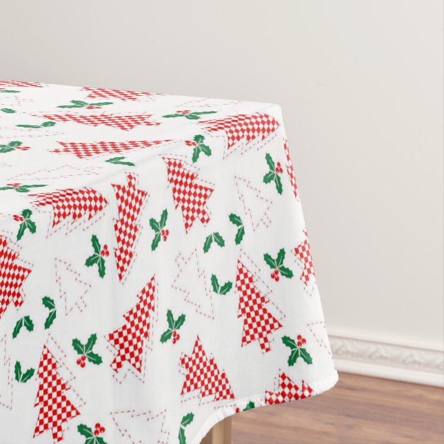 Tannenbaum-Ausschnitt-Weihnachts-Tischdecke Tischdecke (Beispiel)
