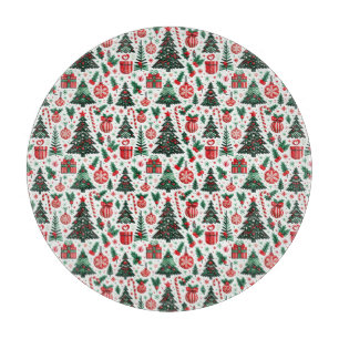 Tannenbaum, Geschenke, Zuckerstange Schneidebrett