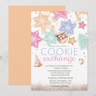 Tannenbaum-Gingerbread-Cookies-Sterne-Weihnachten Einladung