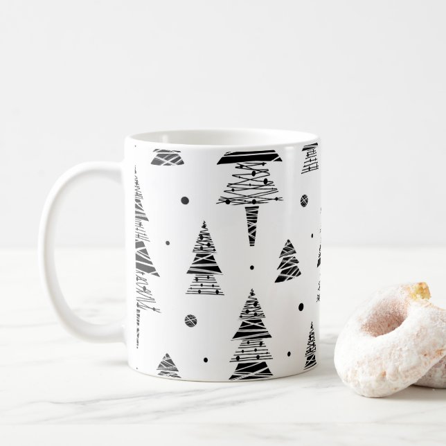 Tannenbaum Kaffeetasse (Mit Donut)