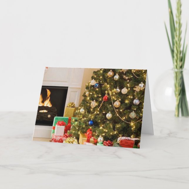 Tannenbaum Karte (Vorderseite)