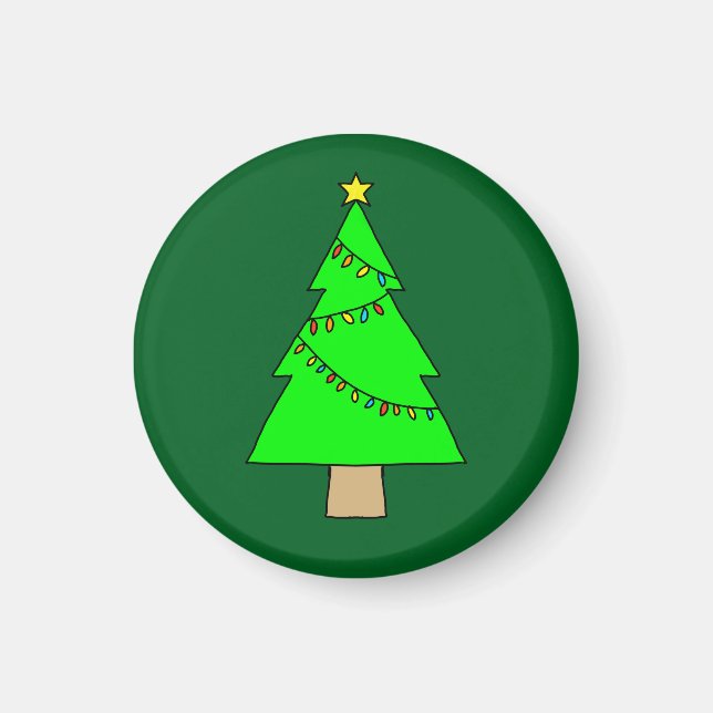 Tannenbaum Magnet (Vorne)