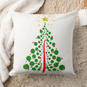 Tannenbaum mit goldenem Stern Kissen