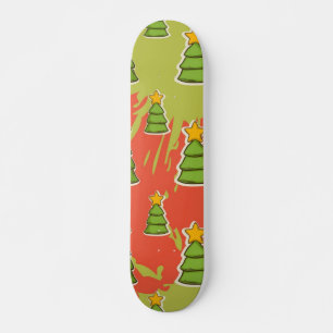 Tannenbaum-Muster Skateboard