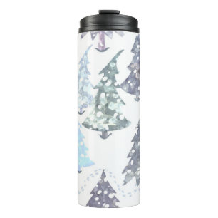 Tannenbaum-Muster Thermosbecher