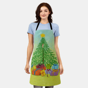 Tannenbaum Schürze