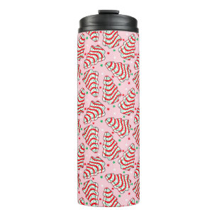 Tannenbaum-Snackkuchen-Reisebecher Thermosbecher