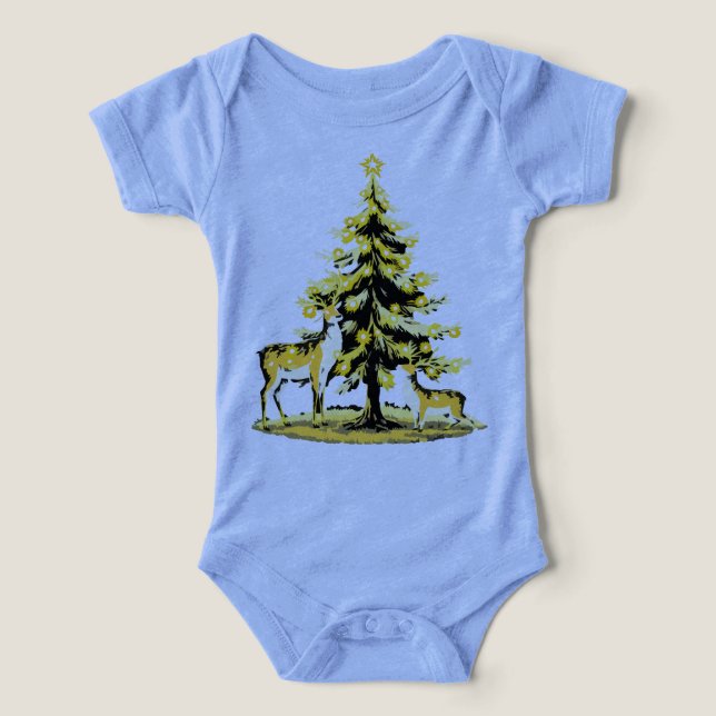 Tannenwald-Baby-Body (Design Vorderseite)