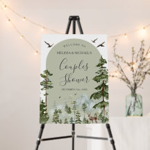 Tannenwald-Bergpaar-Duschbegrüßung