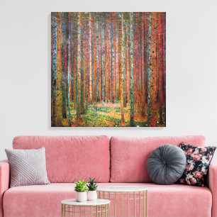 Tannenwald Gustav Klimt Leinwanddruck