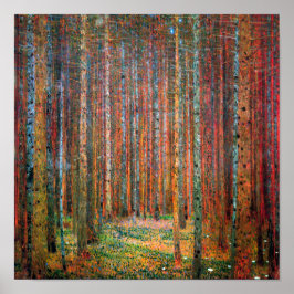 Tannenwald | Herr Gustav Klimt | Poster
