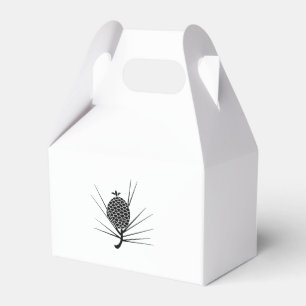 Tannenzapfen mit Nadeln Geschenkschachtel