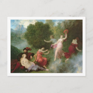 Tannhauser auf dem Venusberg, 1864 (Öl auf Leinwan Postkarte