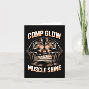 Tanning Bed Comp Glow Fitness Buffs Athleten Männe Karte